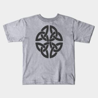 Celtic Dara Ancient Oak Knot In Gray Kids T-Shirt